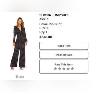 ALEXIS X REVOLVE SHONA JUMPSUIT